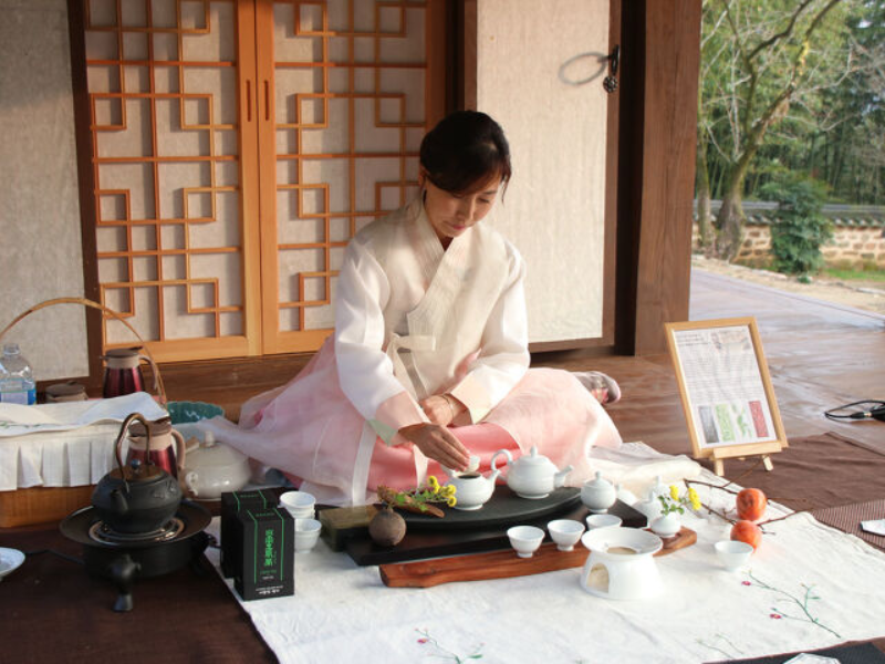 Thưởng thức trà đạo Hàn Quốc 
