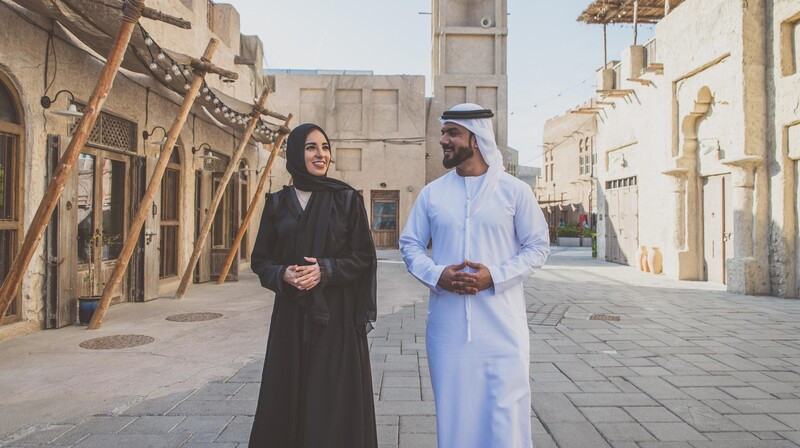 Trang phục của người dân Dubai theo đạo Hồi
