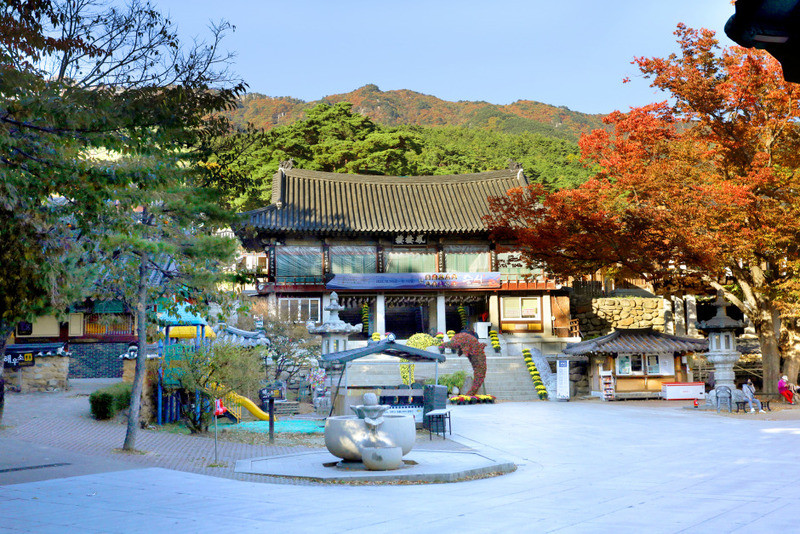 Một góc bình yên tại đền Donghwasa