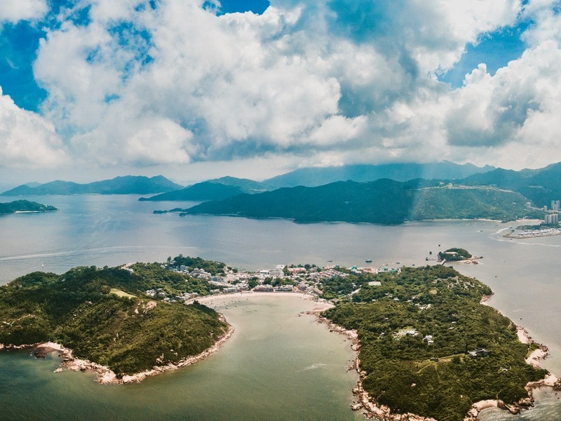 Khung cảnh êm đềm của đảo Bình Châu